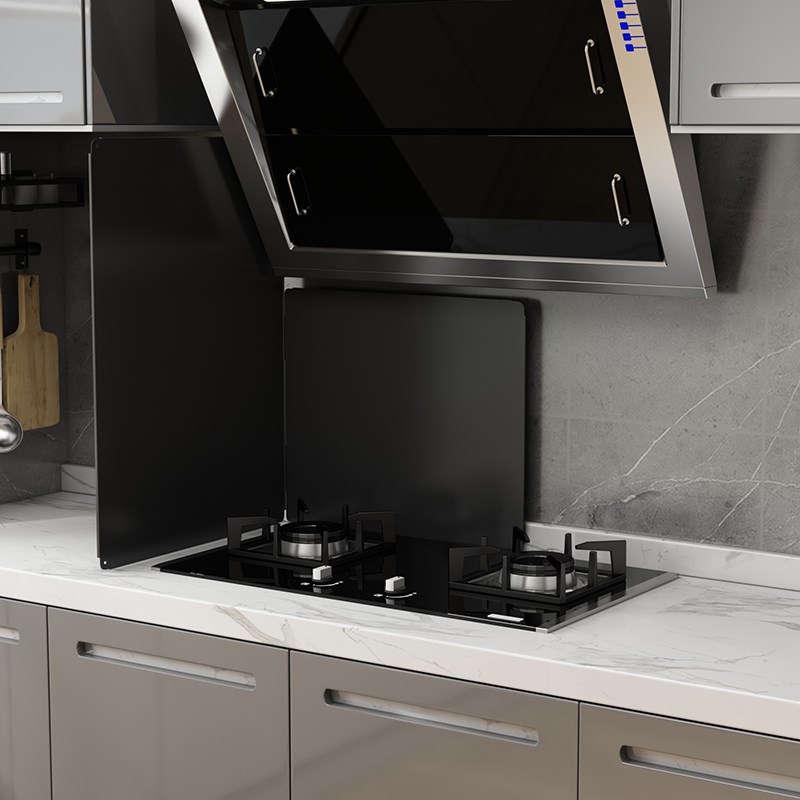 防油溅挡板厨房燃气灶挡板隔热油防火耐高温可折叠炒菜油烟机围挡