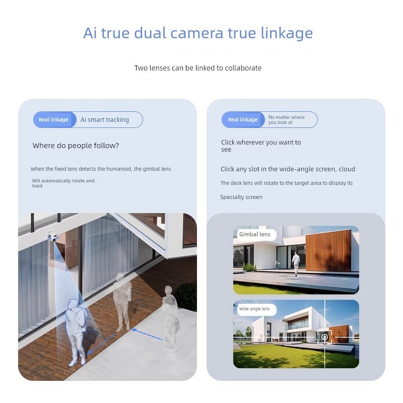 Ezviz H9C监控摄像机家用无线移动电话远程户外萤石云摄像机官方