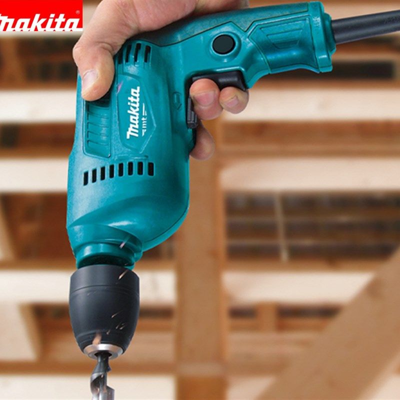 makita牧田M0601B电钻家用多功能手电钻M0600B调速自锁夹头手枪钻
