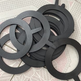 法兰垫片橡胶法兰垫法兰橡胶垫密封垫片阀门平垫黑胶垫片6580100