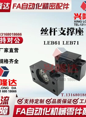 LEB61 LEB71-10/12/15/17/20/25/30/35/40 配C5轴承 丝杆支座组件