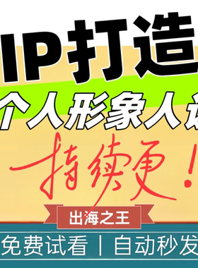 自媒体人设ip形象打造底层逻辑教学短视频个人品牌网课视频学习课