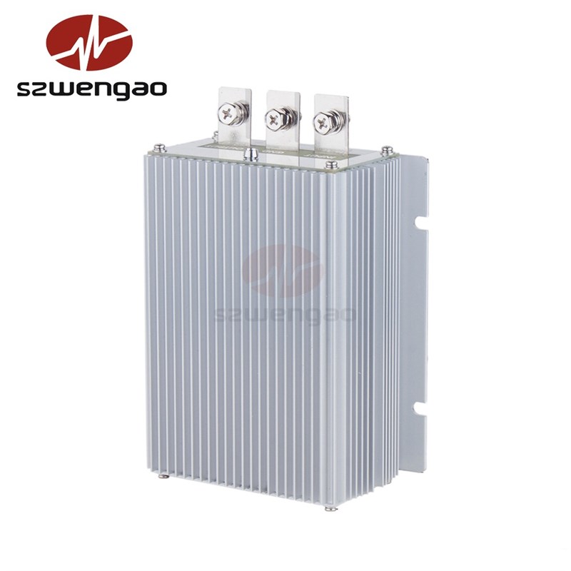 【足功率】12V转48V 10A大功率直流电源转换器电动车防水升压模块