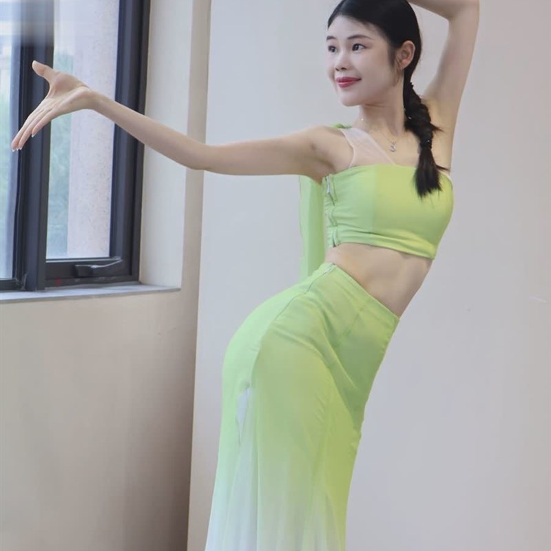 傣族舞蹈服装女彩云之南思彤老师同款女艺考舞台演出服舞蹈服成人