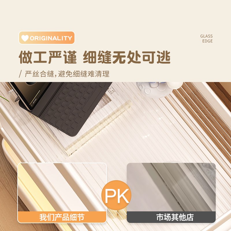 可移动茶几客厅卧室床头铁艺置物架轻奢高级感家用沙发侧边柜边几