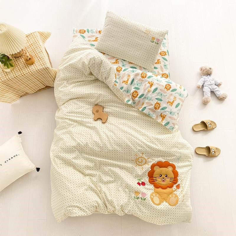幼儿园被子三件套全棉儿童被褥宝宝午睡床品含芯入园六件套夏