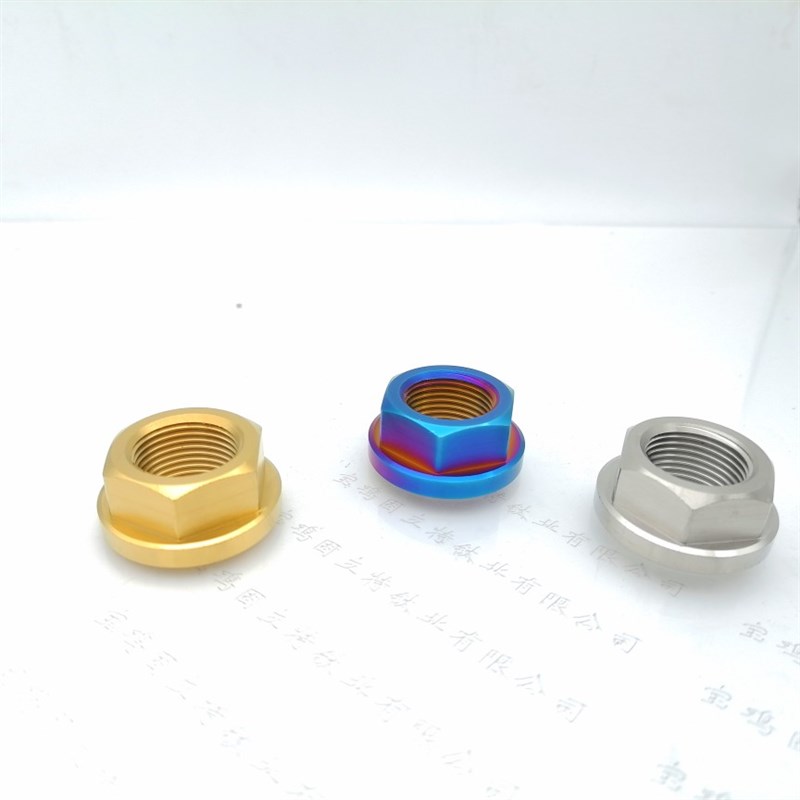 钛合金电机轴螺母M16M18M20小牛九号老廖电动摩托车改装