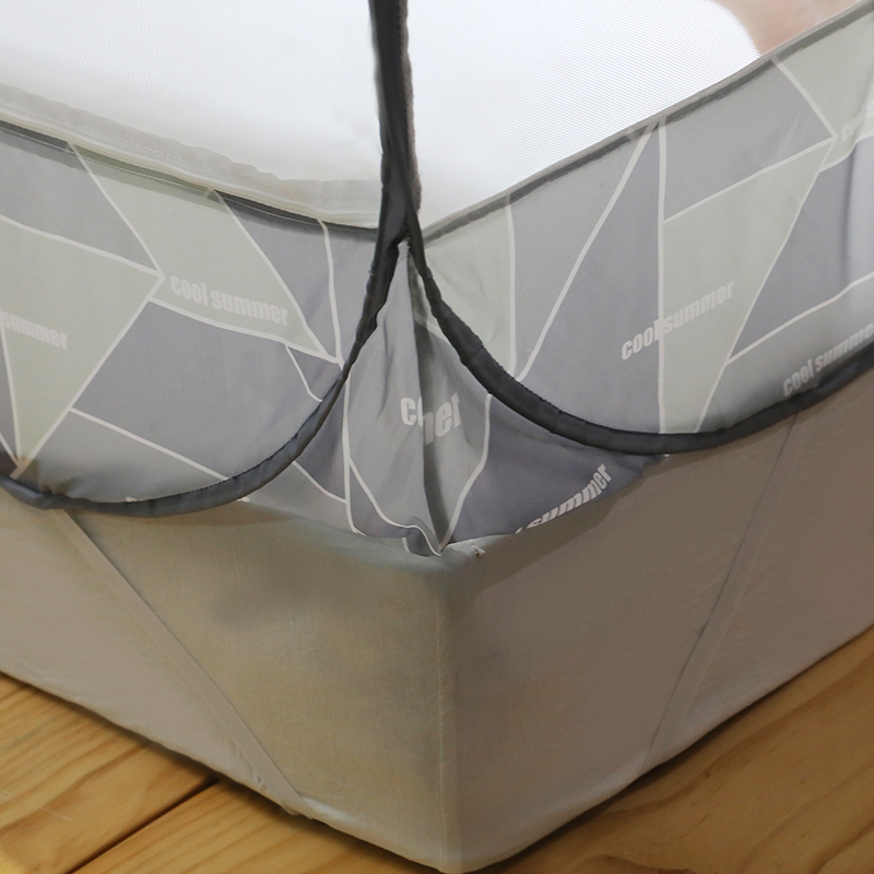 免安装蚊帐蒙古包家用加密加厚可折叠1.5m1.8x2.0米床150x180x200