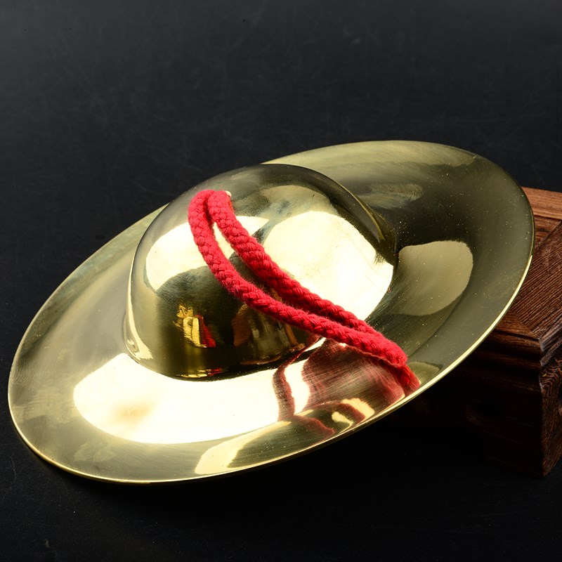 供具法器台湾纯铜合子摆t件用品京钞广钹铜锣镲铙钟铃铜镲铜钹京