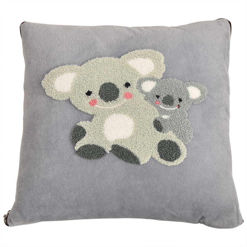 车用抱枕被子两用珊瑚绒汽车载车C内空调被多功能折叠加厚车上一