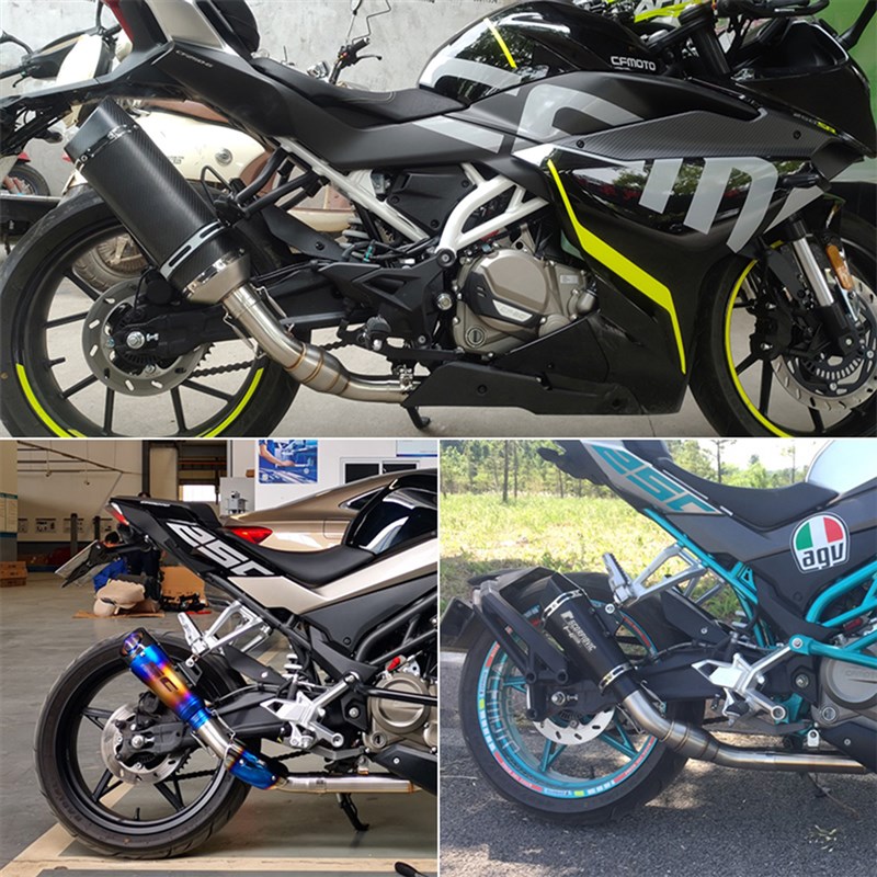 改装跑车春风K25m0改装天蝎 M4排气管 250S不锈钢回压前段