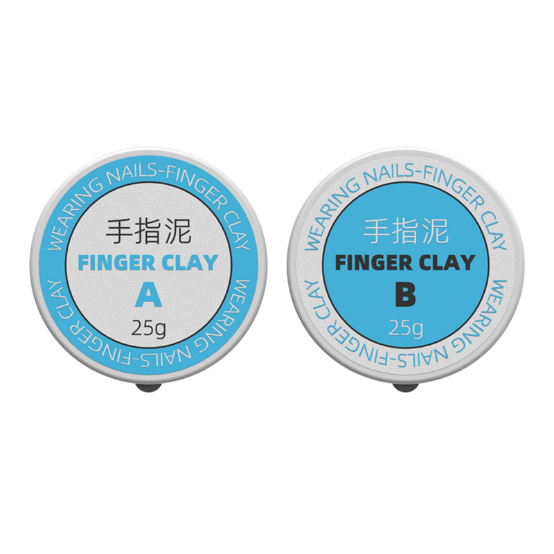 精准测量手指穿戴甲模具甲盖泥翻模土手.指泥取模土