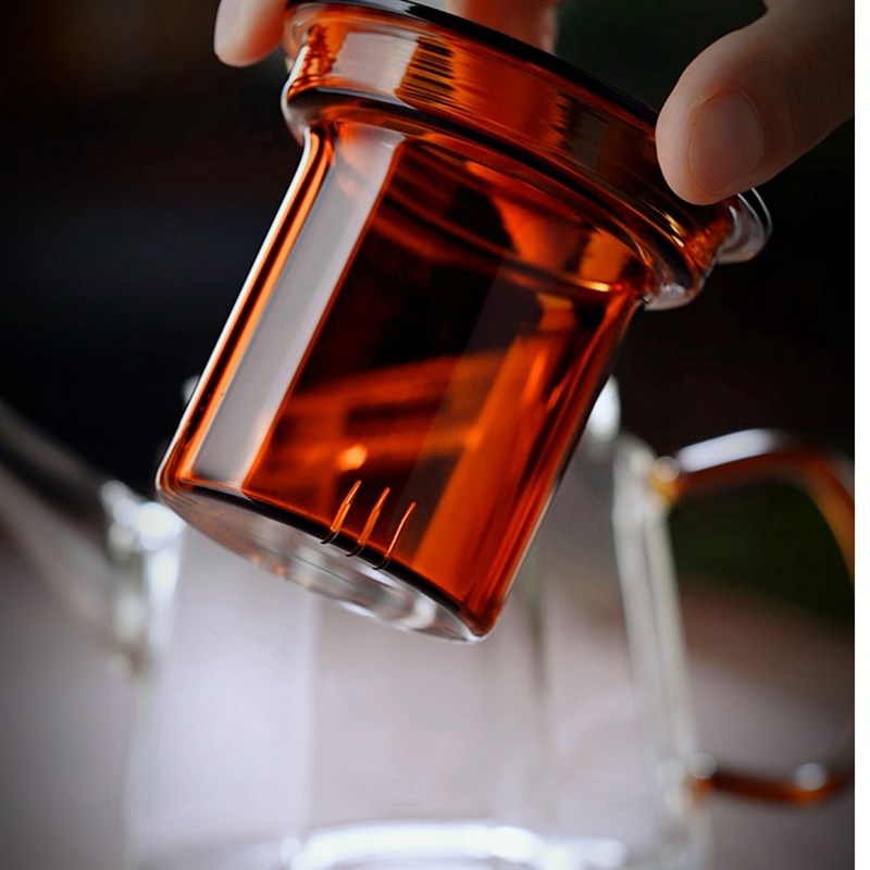 全度茶壶家用单壶茶水分t离过滤耐高温玻璃泡红茶新款煮茶器茶具