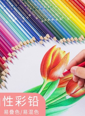 12支装德柏嘉水溶性彩铅49v9黑色399自选72色红色铅笔油性单支