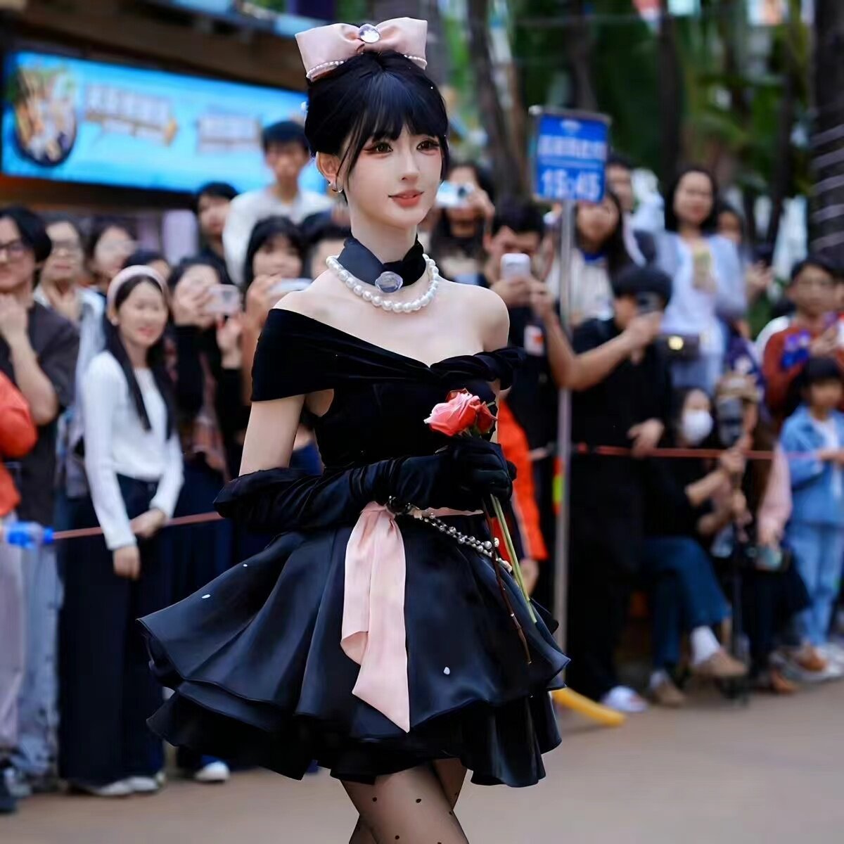 和平精英cos丽猫千金淑猫摩登魅猫cos服吃鸡新皮肤cosplay服