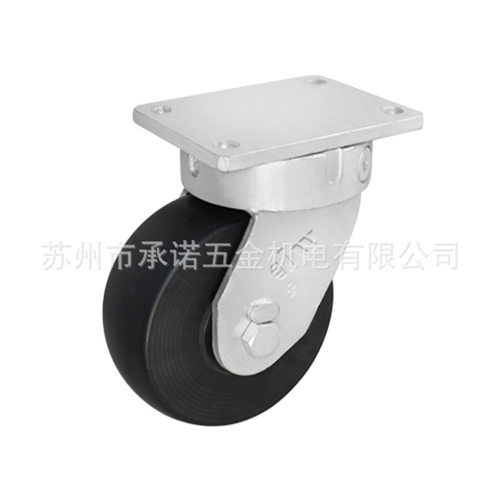 黑色MC尼龙脚轮单轮载重3.3吨4.5吨重型万向轮重型工业脚轮