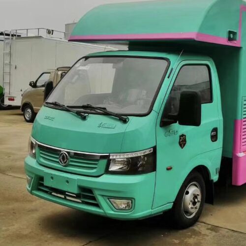 移动推演展示LED宣传车 门窗展示售卖车 冰激凌小吃快餐车改装车