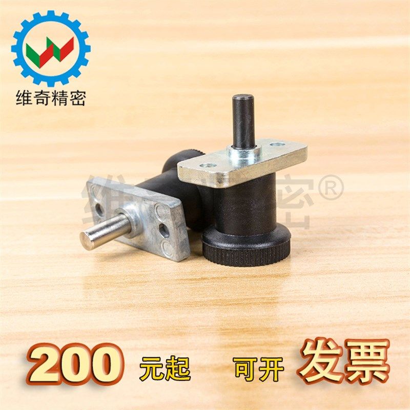 VCN232不带止位不锈钢法兰固定座型夹板用分度锁销旋钮柱塞GN608