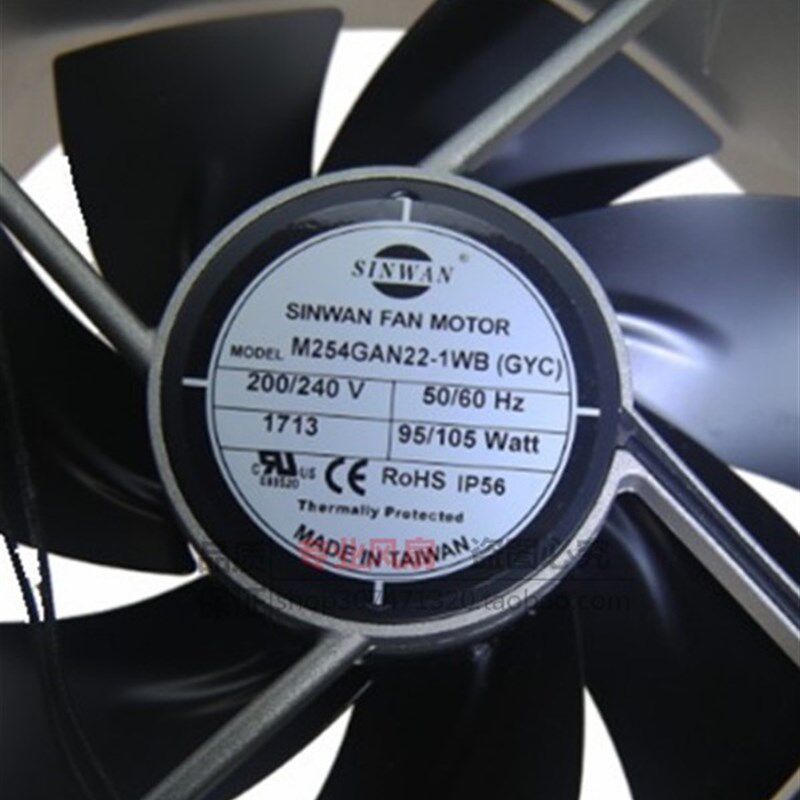 台湾品牌信湾M254GAN22-1WB 25公分机柜风扇 IP56防水风扇220V