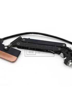 单极集电器JF150无接缝滑触线配件150A白色透明受电器高含铜碳刷