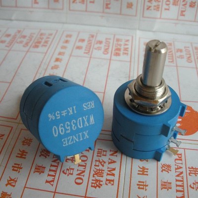 WXD3590S 500欧1K 2k 5k 10k 20k 50k 100k 精密多圈线绕电位器
