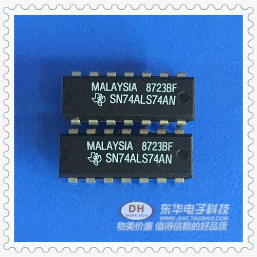 IC集成电路芯片SN74ALS74AN SN74LS74AN DIP14 原装现货实物实拍