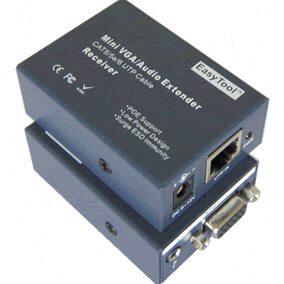 50米100米VGA网线延长器 VGA双绞线传输器 VGA转RJ45 工业强防雷