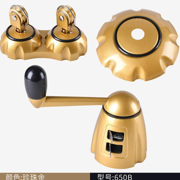 太太套餐升降晾衣架配件 620-650-670 型好钢丝绳柄把 手摇器通用