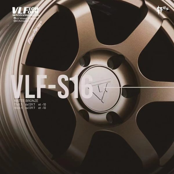 巨久VLF S16,17 18寸越野双面旋高强度越野改装轮毂坦克300普拉多