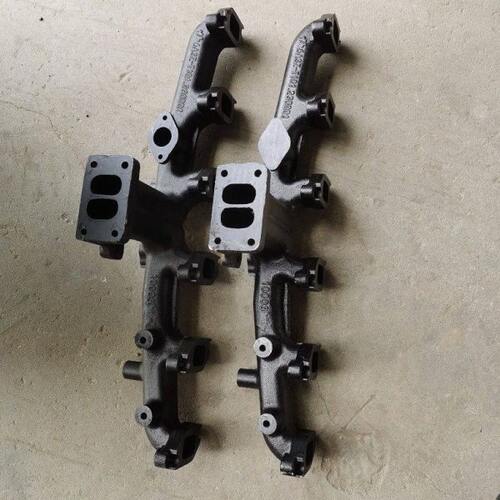 一拖东方红6缸发动机排气支座6RBT51/6RCT2/6A3ZT10排气管支管