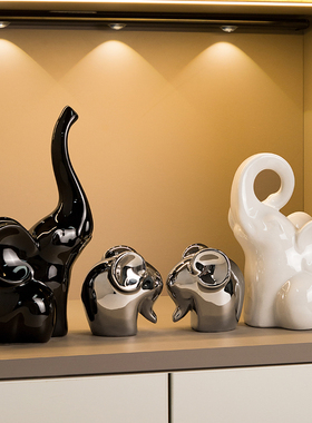 轻奢现代玄关桌面摆件家居客厅酒柜电视柜装饰品创意乔迁新居礼物