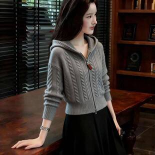 大朗毛衣不起球针织开衫女春款2026新款女装基础款东莞上衣外套