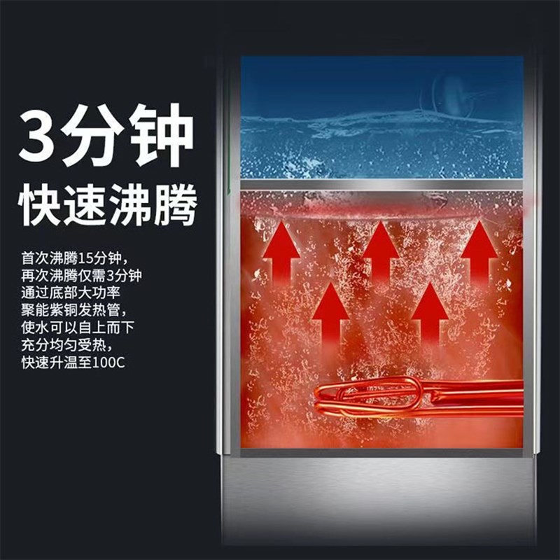 饭店专用烧水器商用开水机开水器全自动电热水器3R0升不锈钢烧水