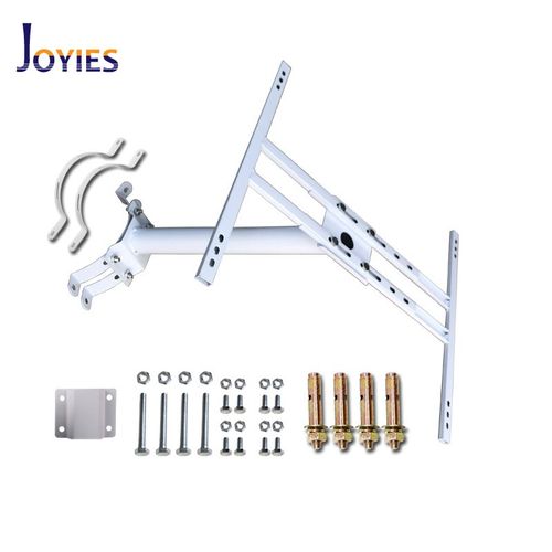 光伏板支架太阳能板侧安装架50vW60W80W100W装电杆支架配全套螺丝