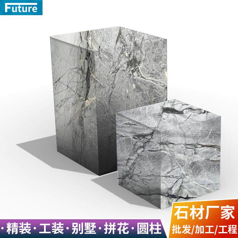 天然大理石台面餐桌子装饰柜台面餐桌及茶几面吧台石鞋柜面石材