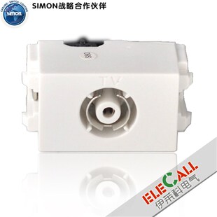 西蒙开关32系列 3位电视终端插座功能件