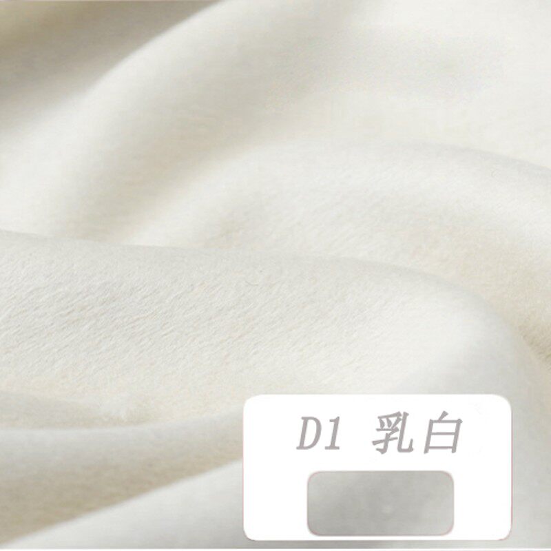 全澳毛单面羊绒零头布料 高端定制短顺毛大衣羊毛呢面料零布头