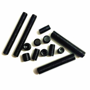 M2.5X2-20长DIN913德标12.9级平端紧定螺丝内六角机米无头螺丝钉