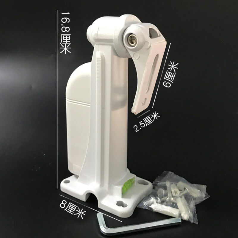 监控支架带收纳盒铝合金摄像机支架室外防水二合一306藏线盒支架