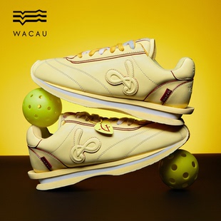 慢跑VV泡芙系列 复古运动休闲鞋 VICE 缃草黄 男女 VERSA Wacau