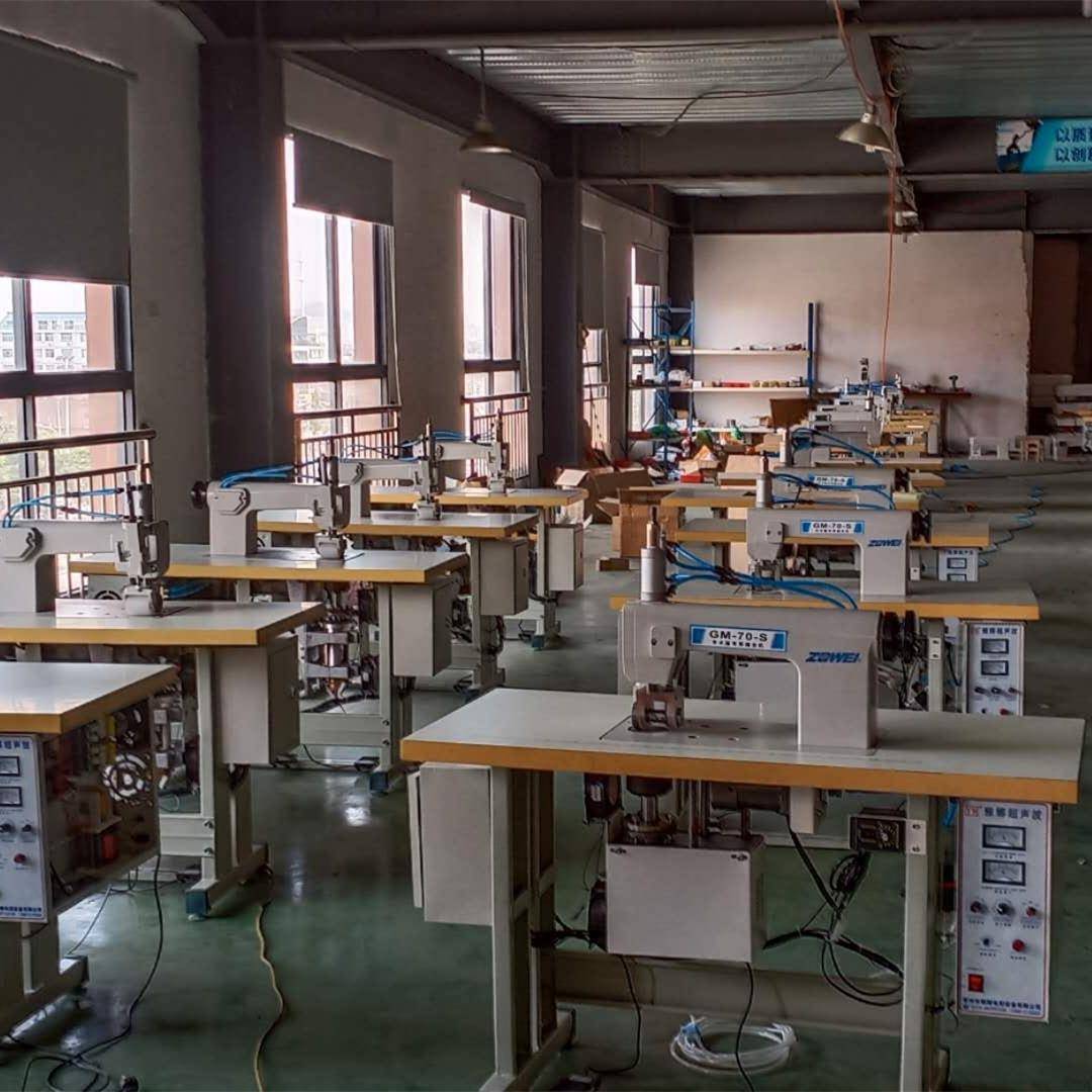 手术衣自动带切边花边机高周波缝合机平车无线超声波缝纫机高效