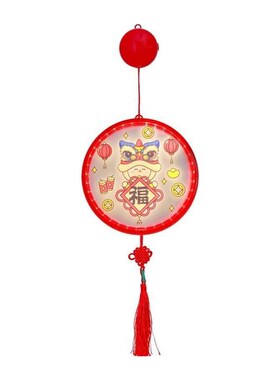 新年装饰彩灯发光亚克力福字挂件店铺过年喜庆房间家用春节灯饰