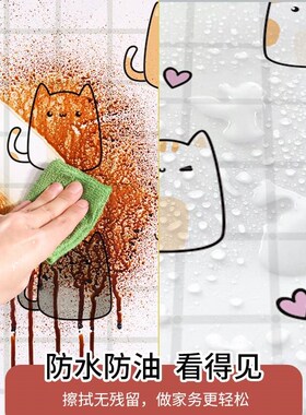 85JV厨房家具橱柜柜子门贴防水防潮自粘台面桌面贴纸防油翻新墙纸