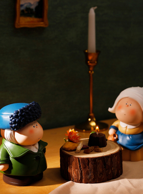 艺术家创意茶几桌面小摆件客厅电视柜酒柜家居装饰品儿童生日礼物