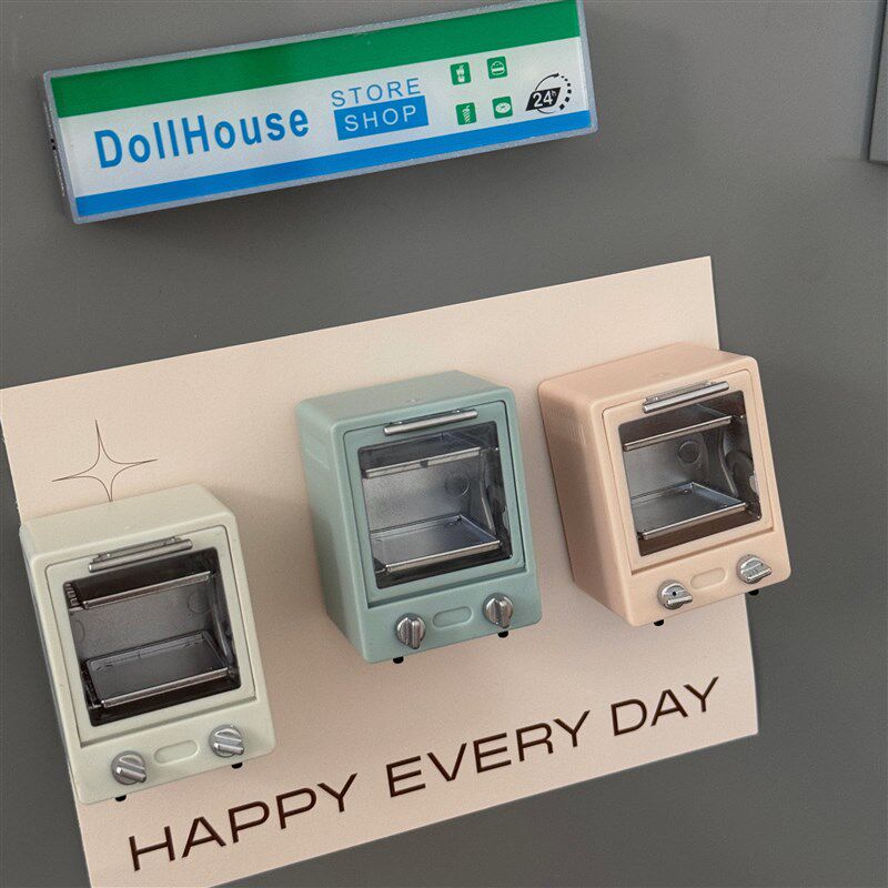 微缩迷你视力表灯牌冰箱贴饮料贩卖机便利店烤箱磁力贴洞洞板装饰