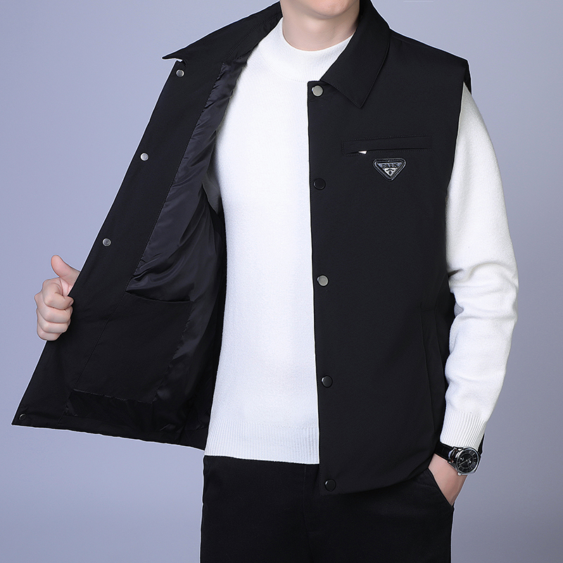 男士马甲时尚加棉百搭休闲背心