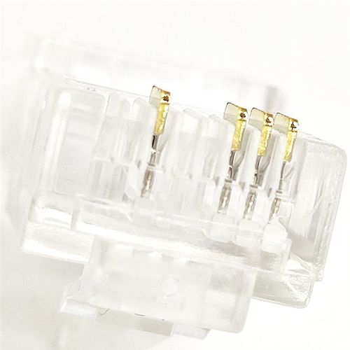 P-LIK4芯网线水晶头8P4C网z络1236四芯监控双绞线接头J45包邮