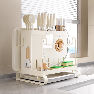 厨房刀架置物架壁挂式沥水架