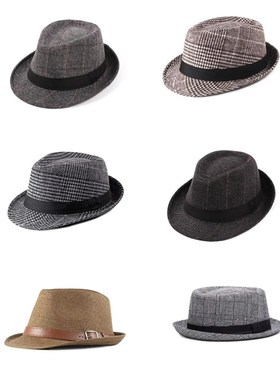 样板房间衣帽间男士帽子爵士帽展厅摆件衣柜陈列礼帽道具饰品软装