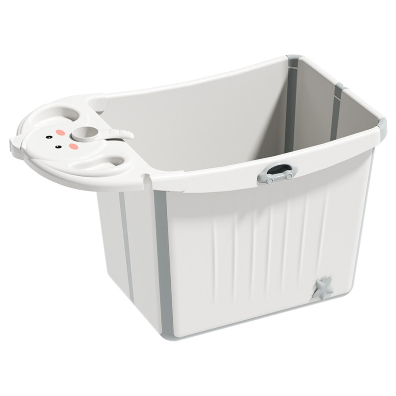 IUU儿童泡澡桶宝宝折叠浴桶婴儿游泳桶洗澡浴桶秋冬家用大号浴盆